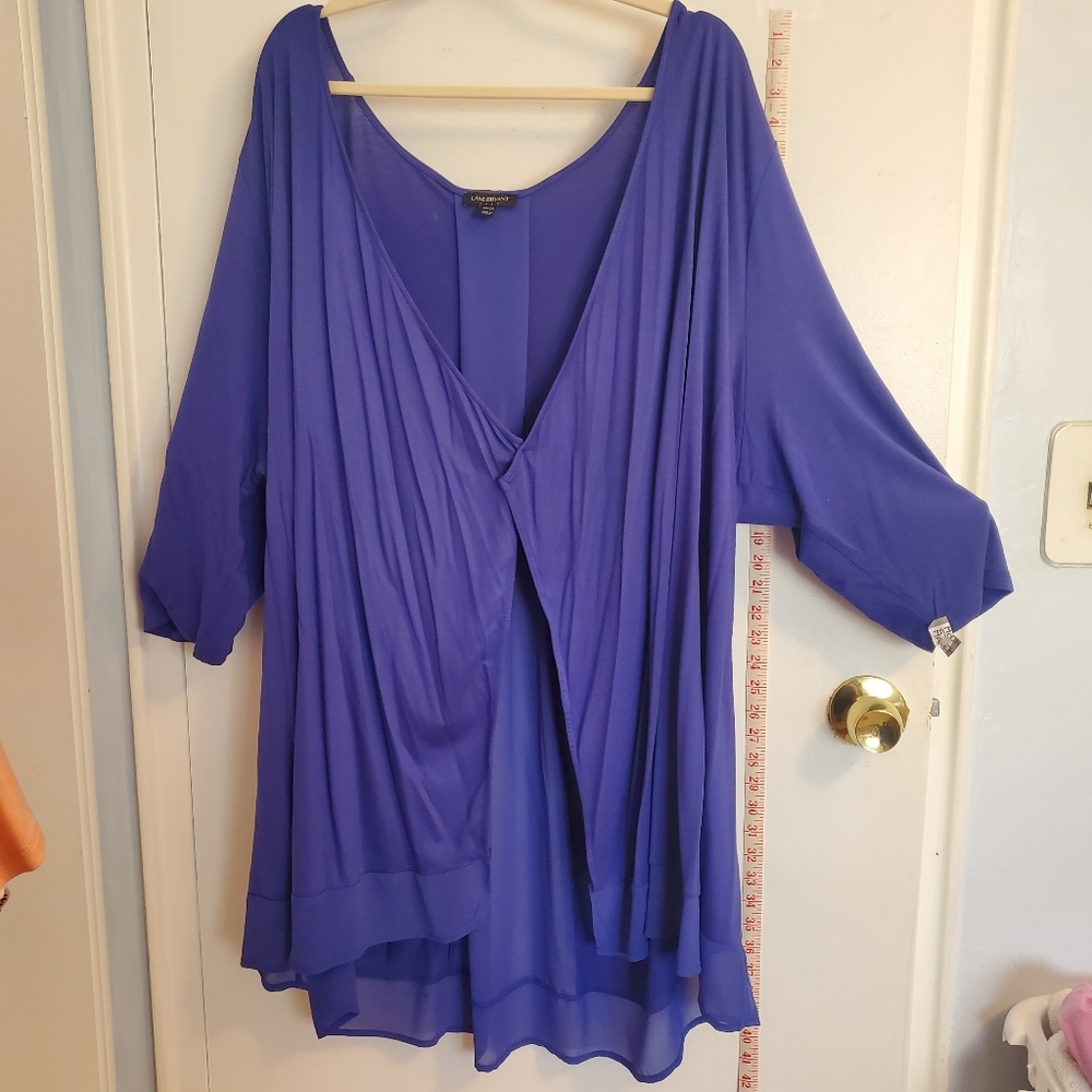 Lane Bryant over piece top
